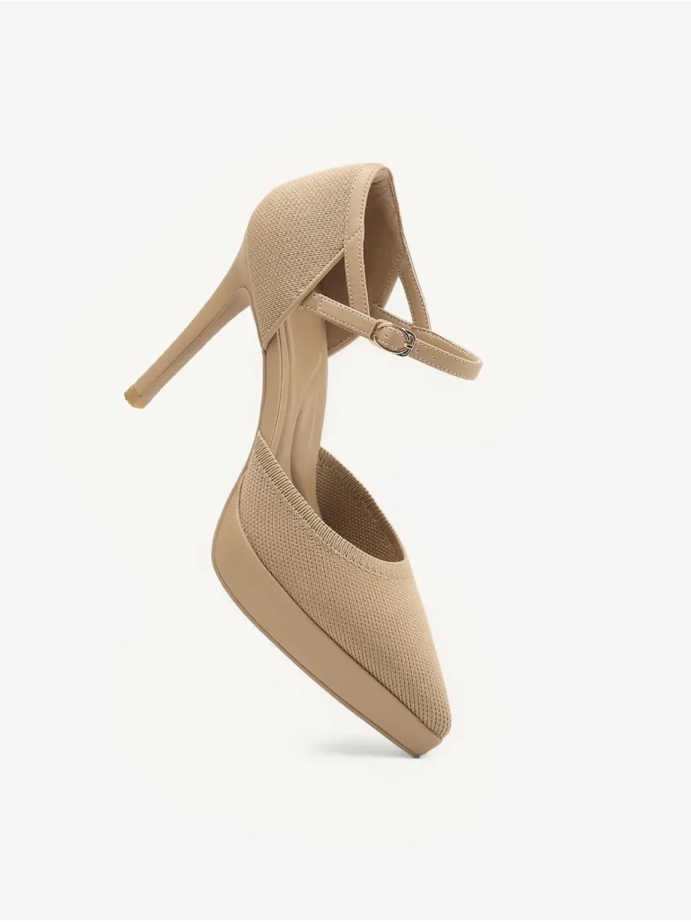 Cosy Island Spotlight Strapped Stiletto Pump size 8 NWT - Deep Apricot - Picture 4 of 7